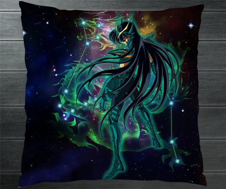 Saint Seiya &quotРыцари зодиака&quot Бронзовый Дракон Shiryu Fanart Двусторонняя Наволочка
