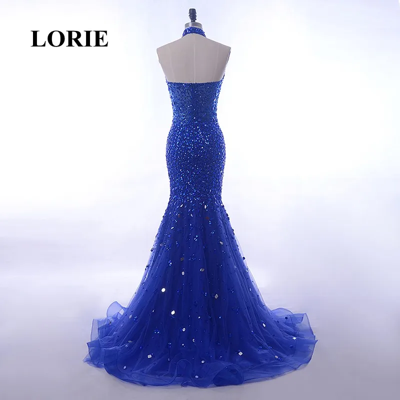 Роскошные вечерние платья LORIE Бальное бальное платье с лямкой на шее украшенное