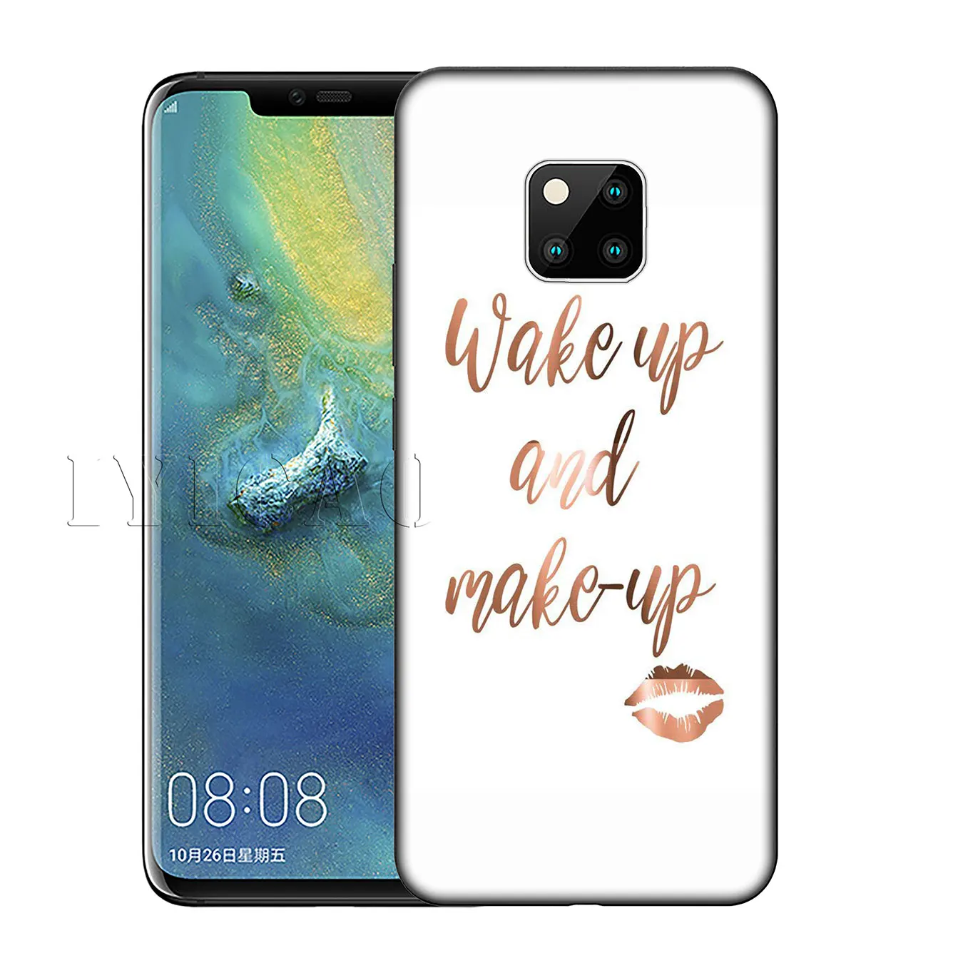 IYICAO Любовь Сердце ананас Золотая Роза силиконовый мягкий чехол для huawei Nova 3 3i 2i mate
