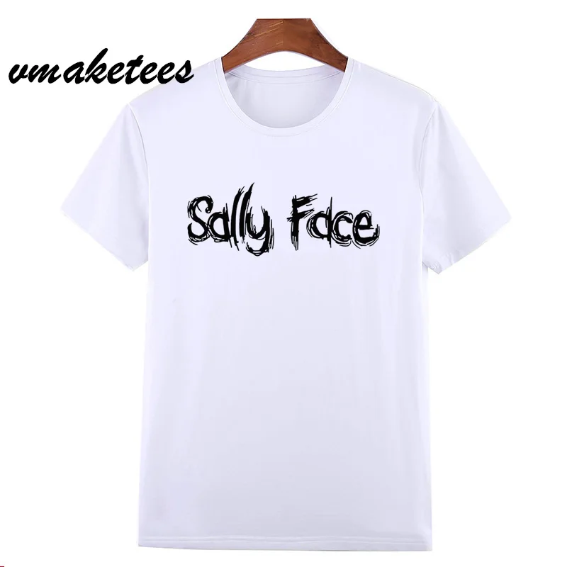 Мужская/женская футболка с коротким рукавом Sally Face новая летняя Мужская