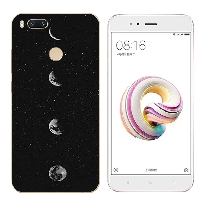 5 &quotдля Xiaomi Mi A1/Mi 5X чехлы для телефонов Мягкий ТПУ чехол Mi5X A1 черный матовый