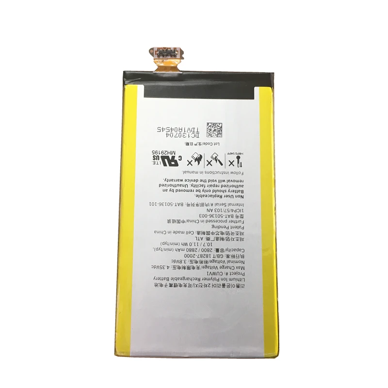 Летучая мышь-50136-003 аккумулятор для телефона BlackBerry Z30 1800mAh сменные батареи AAA