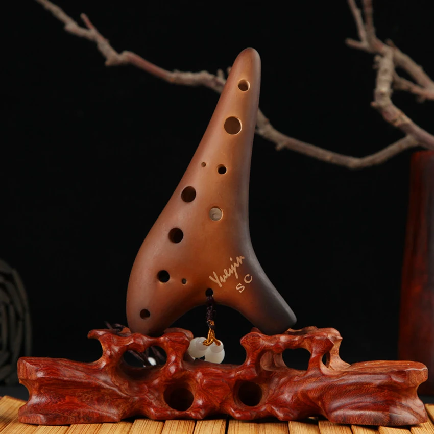 12 отверстий Ocarina Flute SC ручная работа Klin керамика профессиональный музыкальный