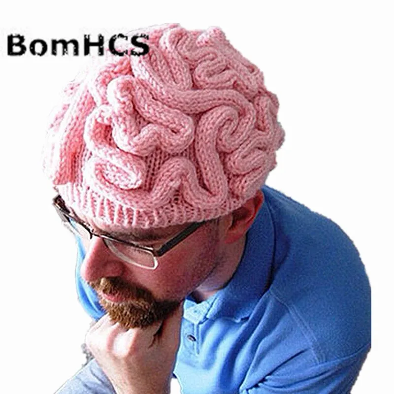 Мужская и женская смешная шапка BomHCS теплая шерстяная ручной работы Шапка бини