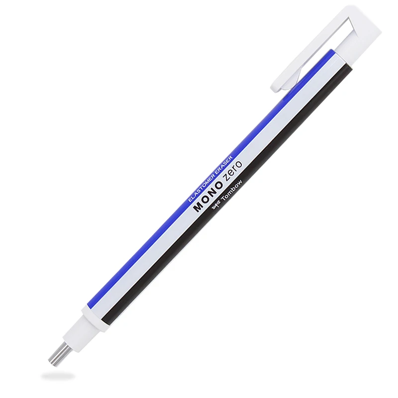 TOMBOW EH-KUR/EH-KUS стиль карандаша круглые/квадратные кончики детали изюминка ластик карандаш резиновый идеальный Revise Elastone ластик - Цвет: Blue Circular Tip