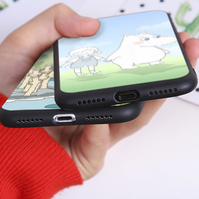 Hippo Rainbow Unicorn Horse cute animal Soft Silicone Phone Case for iPhone X XS MAX XR 7 8 6 6S plus 5S SE |