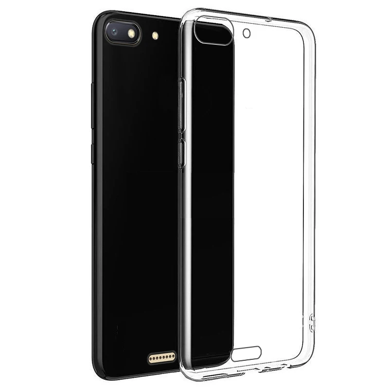 Прозрачный ударопрочный чехол для мобильного телефона Xiaomi Redmi 6A | Мобильные