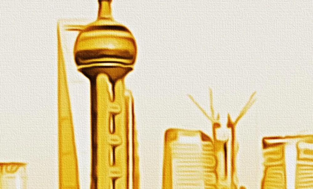 Пользовательские 3d фото обои для гостиной Фреска Шанхай Восточный жемчуг пейзаж