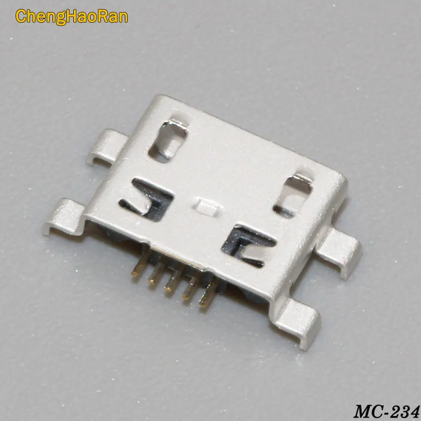ChengHaoRan 5 шт. микро USB разъем 5pin Тяжелая пластина B Тип гнездовой для мобильного мини