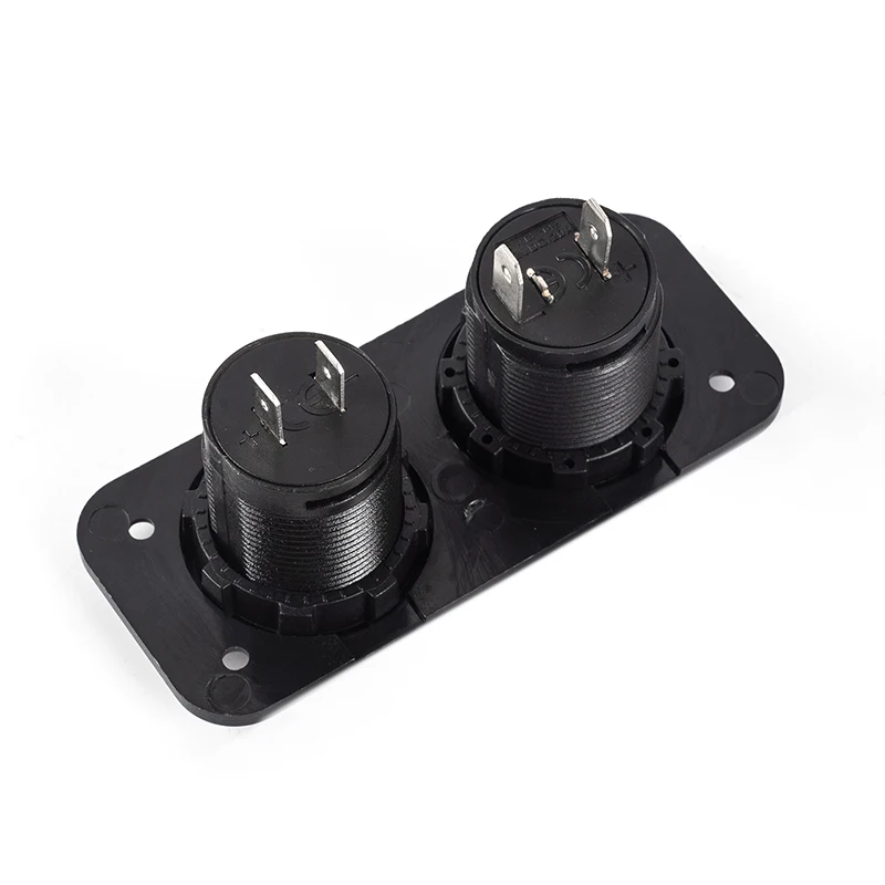 Двойной USB 12 V-5 V двойной порт быстрое автомобильное зарядное устройство розетка с