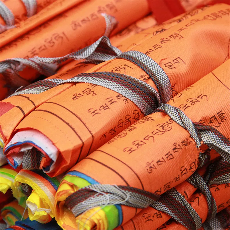 Буддистские товары священный Шелковый молитвенный флаг для продления жизни