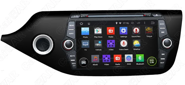 C100 Android 8 0 автомобильный DVD gps Радио Аудио навигации плеер для Kia Ceed 2014 с SD USB IPOD Wi Fi