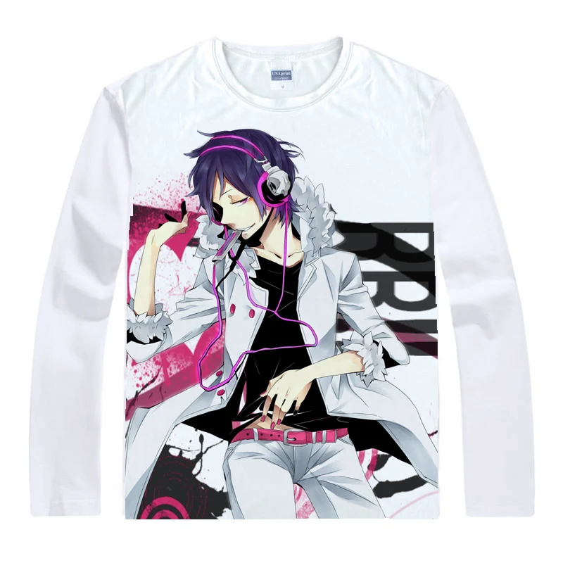 Coolprint Футболка с изображением в стиле аниме долларов дюрарара футболки DRRR