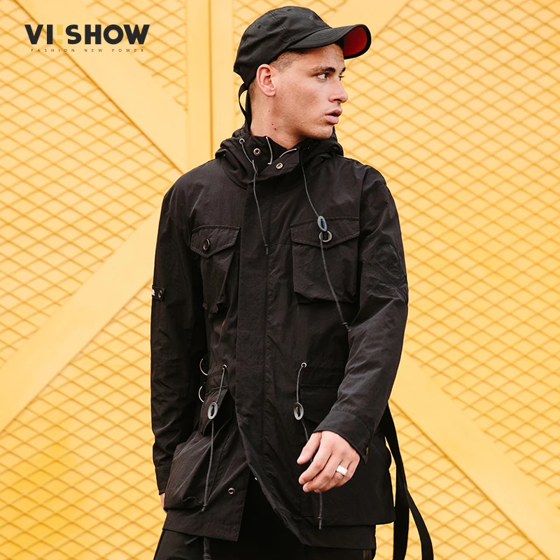 VIISHOW новинка длинный Тренч Мужская брендовая одежда повседневные Модные Длинные