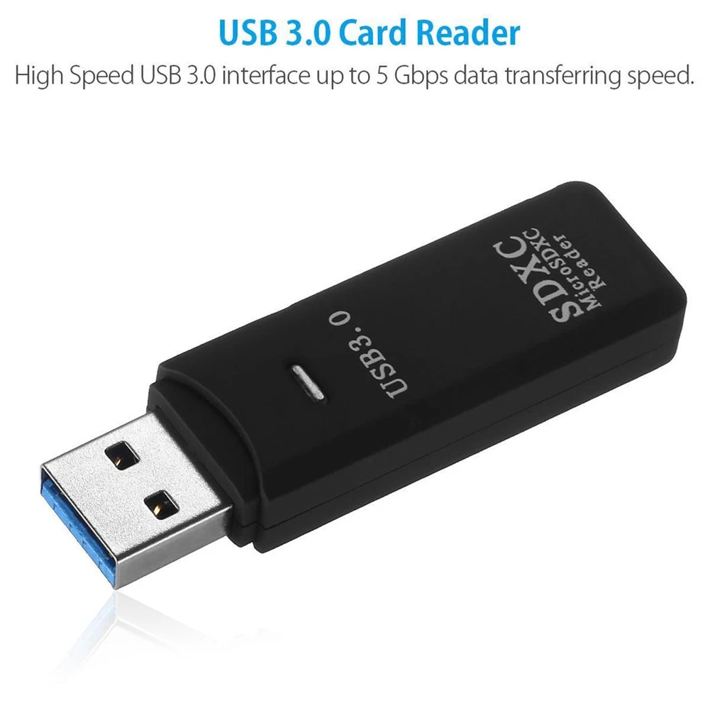 Все в 1 USB 3,0 интерфейс кард-ридер SD высокоскоростной TF Micro карта памяти ридер Поддержка SDXC для ПК компьютер ноутбук Настольный