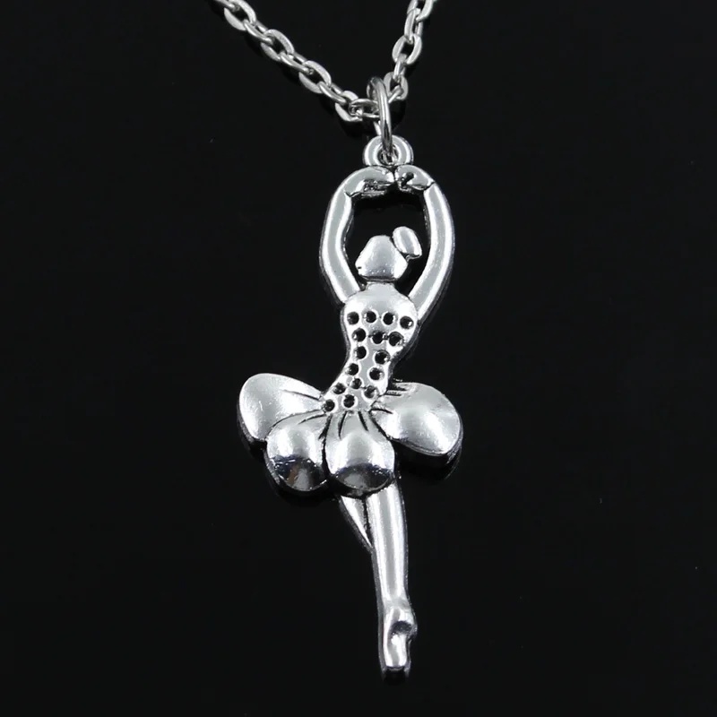 Новые модные балетные танцевальные Подвески с круглой цепочкой Короткие Длинные