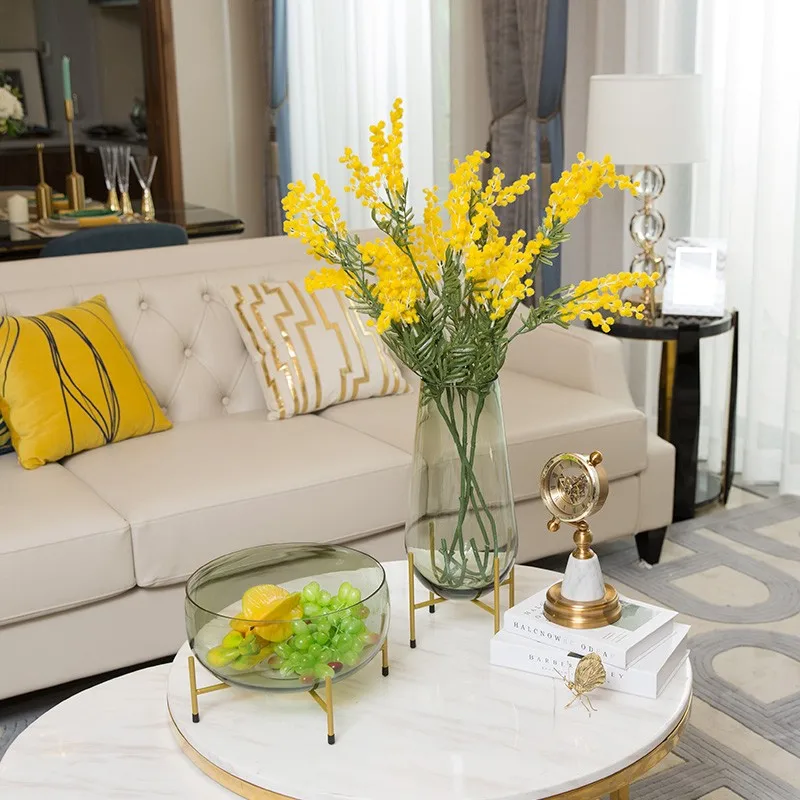 Креативная ваза для украшения большой гостиной цветочное оформление