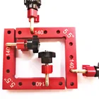 Угловые зажимы из алюминиевого сплава, 140 мм, L-образные, 90 градусов, прямоугольный сверлильный инструмент, сварочное уплотнение для столярных работ по дереву