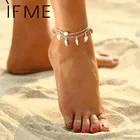 Если мне 2017, Новая Мода Чешский листьев браслеты для женщин золото Цвет Ссылка подбородка ножные браслеты ног Ювелирные изделия босиком сандалии подарок браслет на ногу