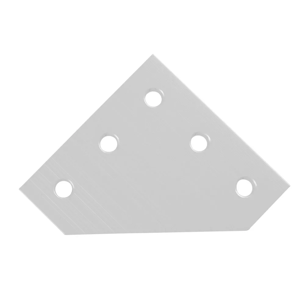 2020 V-slot/T-slot Aluminum Extrusion at 90 degree angle Joining Plate with 20-M5 T Nuts M5x10 10.9 Semi-round head Hex screws |
