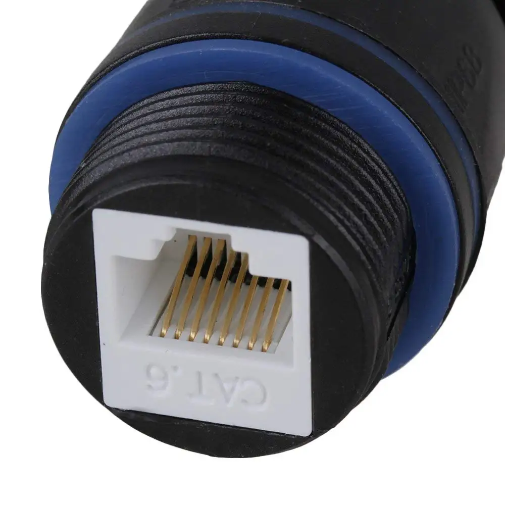 Соединитель RJ45 водонепроницаемый IP68 Кабельный соединитель защита M25 без