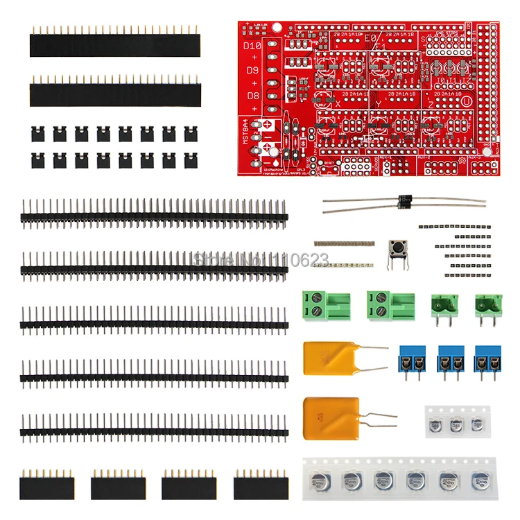 RepRap Mega Pololu Shield Electronics Ramps1.4 комплекты PCB|kit kits|kit electronickit pcb |