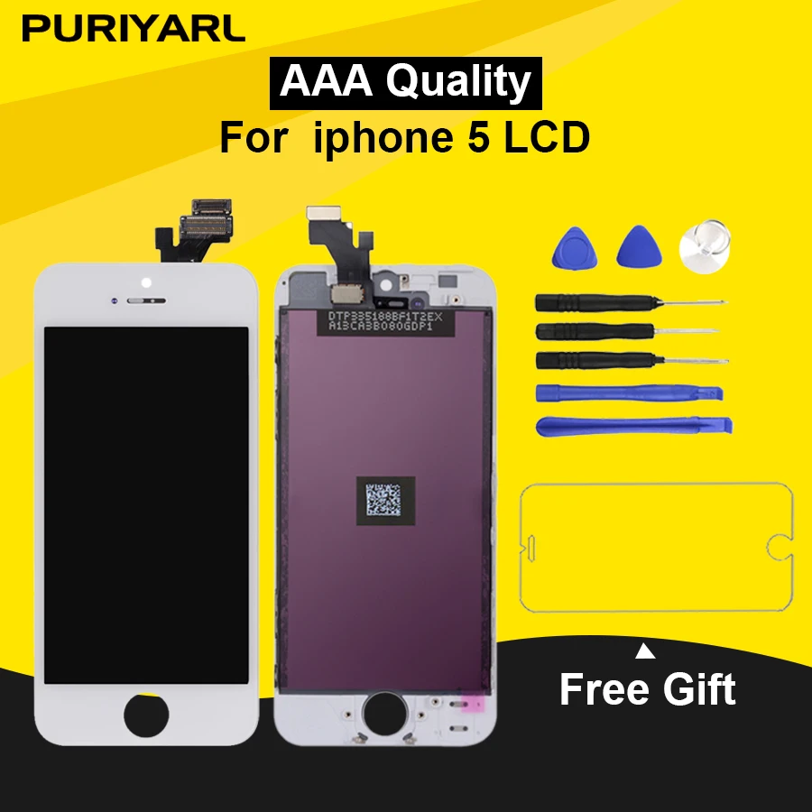 Качество AAA для iPhone 5 5S 5C SE 4S 6S плюс ЖК дисплей Дисплей Сенсорный экран планшета