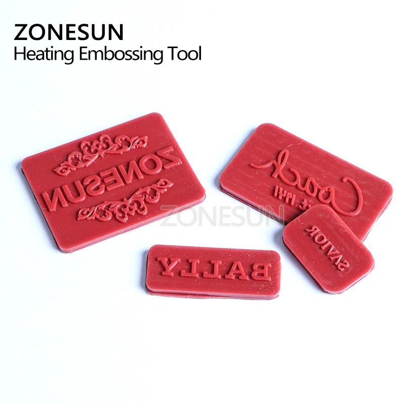 ZONESUN DIY Горячая фольга силиконовая форма тисненая пластина индивидуальный