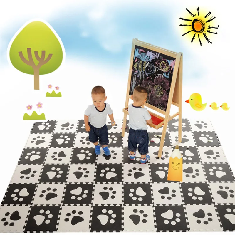 9 Плитки новые детские головоломки Ковры играть Коврики мягкие ползет ковры