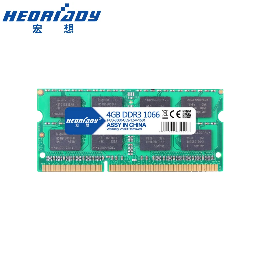 Ноутбук HEORIADY DDR3 4 Гб 1066 МГц память для ноутбука sodimm | Компьютеры и офис