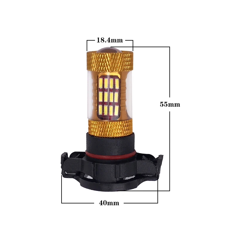 1 шт. авто светодиодный h11 h8 H16 30W 60smd 4014 чипы светильник тумана хвост лампы дальнего