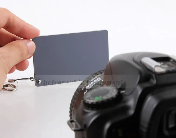 Аксессуары для камеры 3в1 карманный цифровой белый черный серый баланс карты 18%