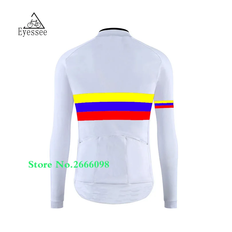 2019 Eyessee Мужчины с длинным рукавом Велоспорт трикотаж s Pro Fit дорожный велосипед MTB