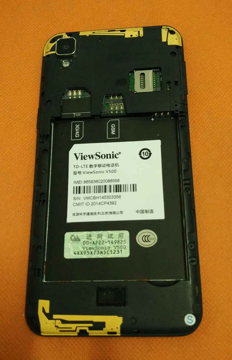 Used Original USB Зарядное Устройство Совет Материнская Плата FPC для Viewsonic V500 MSM8926 Quad Core 5.5