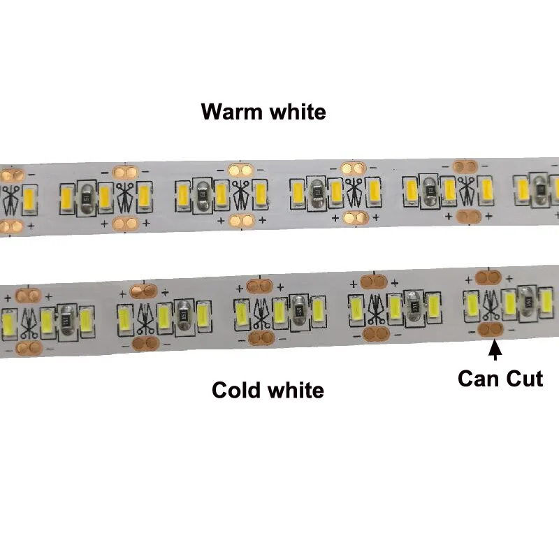 Светодиодная лента с регулируемой яркостью SMD 3014 204 LED/m гибкие полосы света