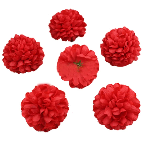 UESH-30 шт. гвоздики Искусственные цветы Шелковые сферические головки Свадебный