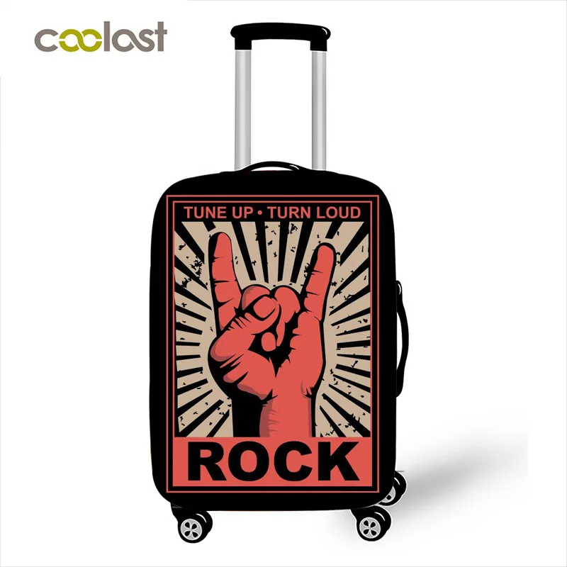 Rock Soul защитный чехол для багажа на палец, водонепроницаемый чехол для костюма, эластичный чехол с защитой от пыли, чехол на колесиках для 18-30 дюймов