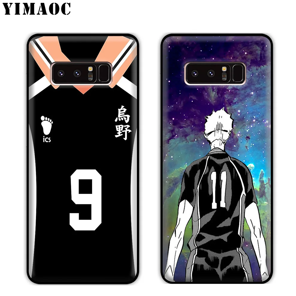 YIMAOC Haikyuu аниме Мягкий силиконовый чехол для samsung Galaxy S10 S10e S9 S8 Plus S7 S6 Edge J6 |