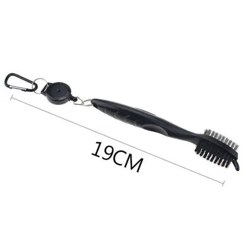 Для клюшек для гольфа Чистящая Щетка и паз очиститель с выдвижная катушка | Дом