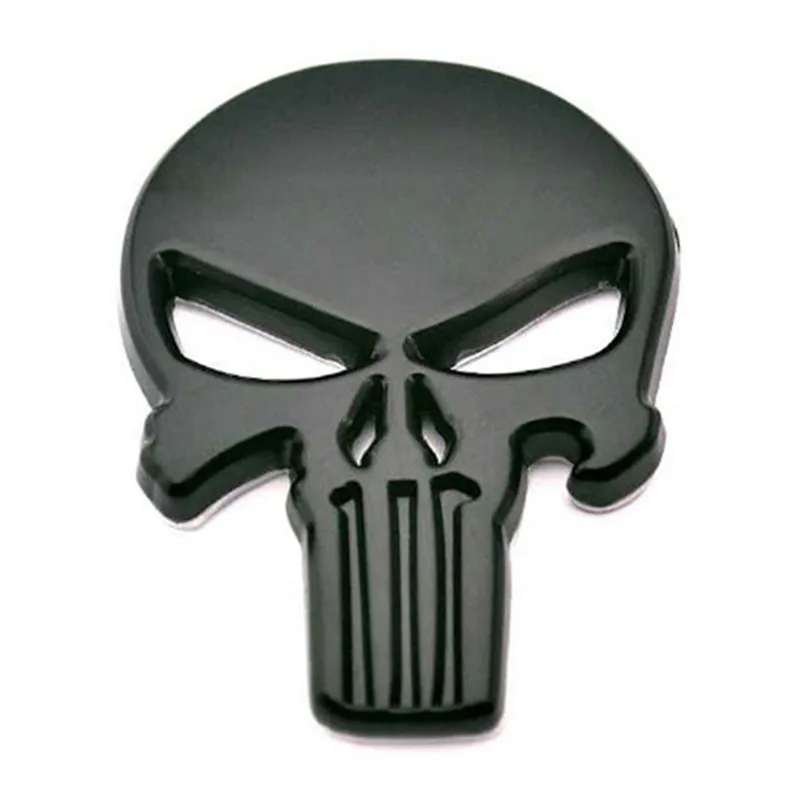 Новый 3D Автомобиль Мотоцикл Авто череп металлическая эмблема значок наклейка