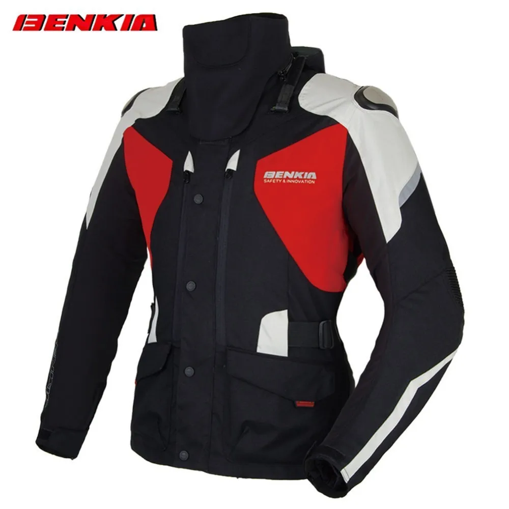 BENKIA JDW10 Женская мотоциклетная куртка зимняя сохраняющая тепло мотоциклетный
