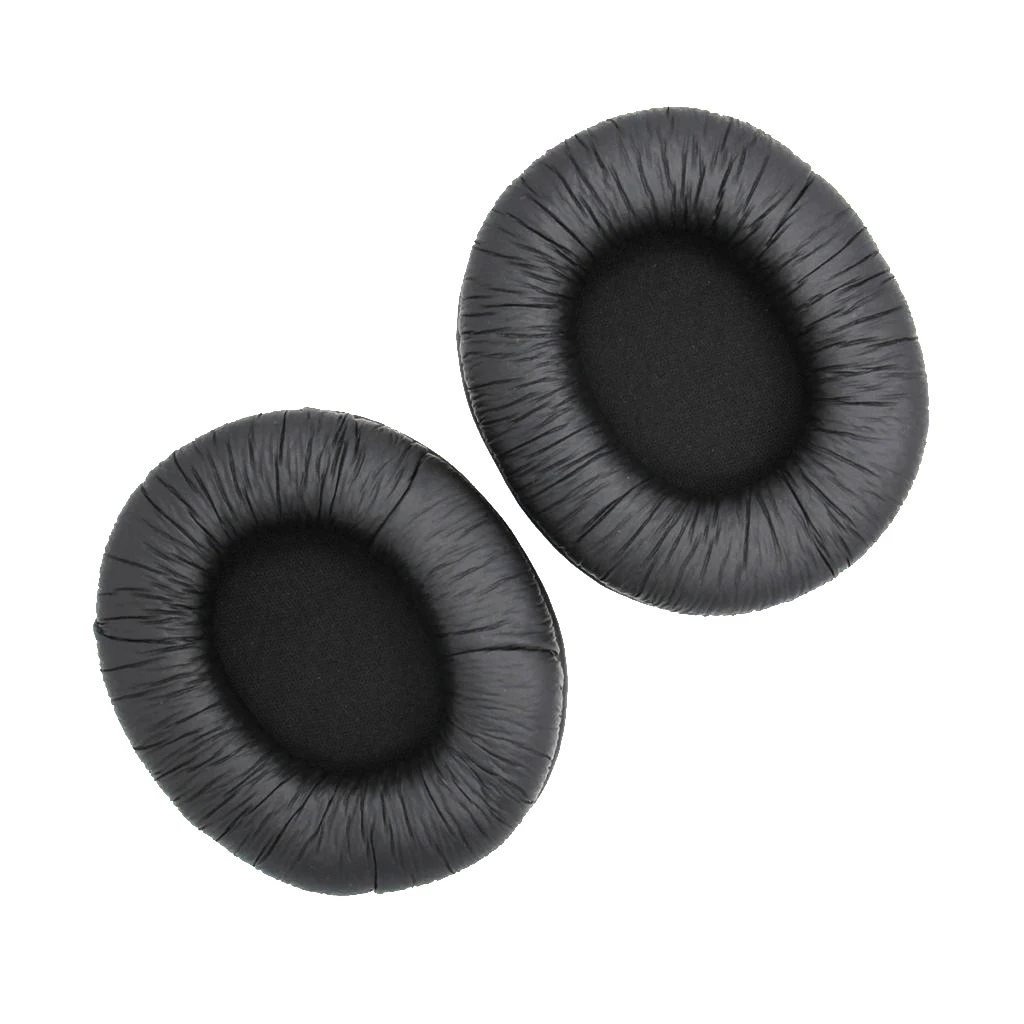 Earpads Replacement Ear Pads Cushions For Sony MDR-7506 MDR-V6 V6 MIC BLK Headset high quality soft Protein skin Good vioce 