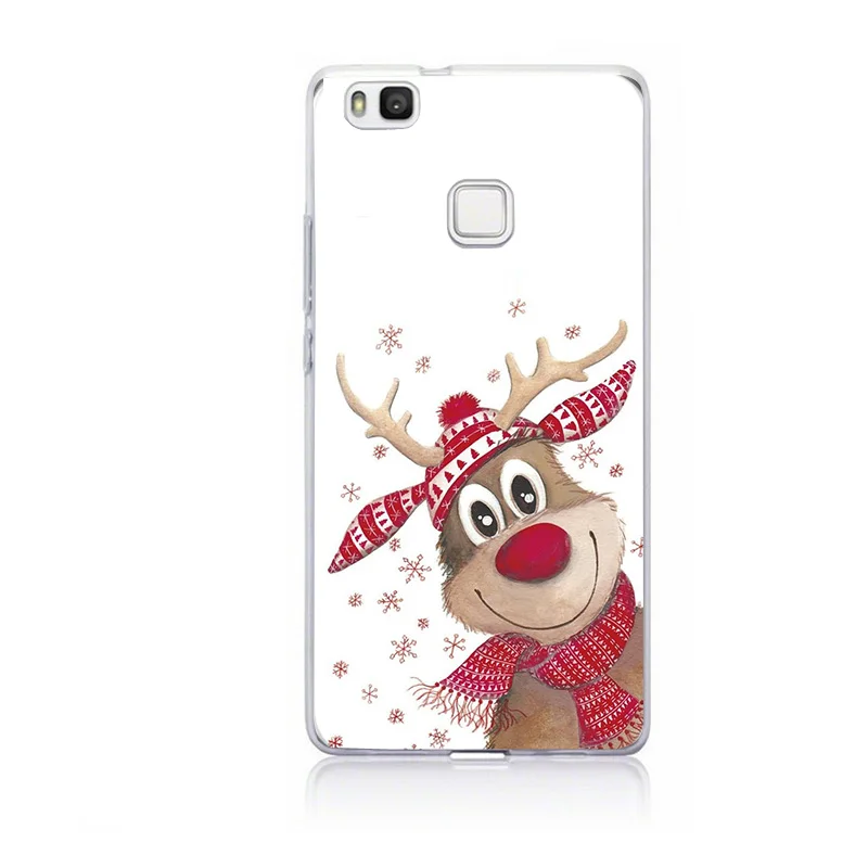Santa Claus Case For Huawei P20 Lite P Smart Cover Phone Honor 9 lite P10 Mate 10 P8 P9 Mini 2017 Christmas Cases |