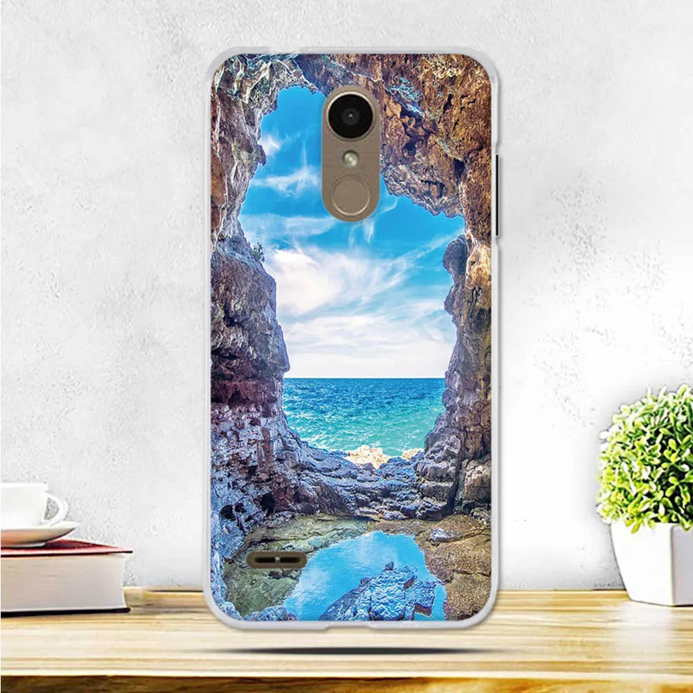 Чехол для LG K8 2018 K9 X210 Мягкий Силиконовый ТПУ чехол 5 0 дюйма задняя крышка с кошками