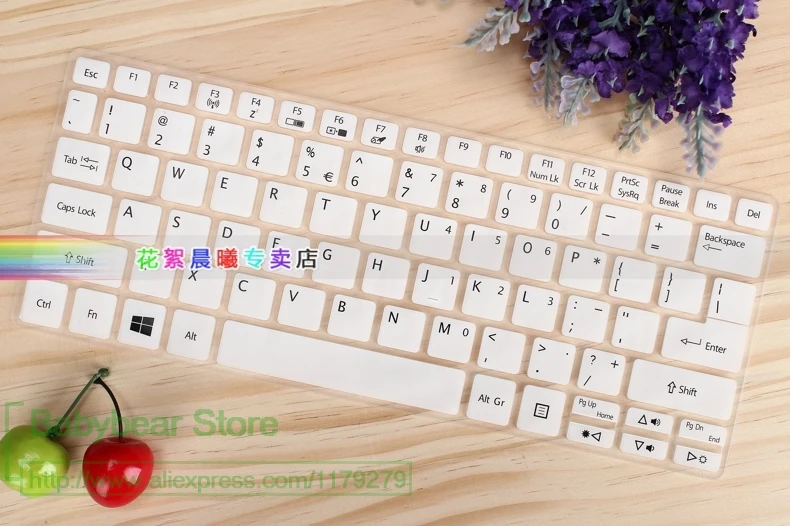 white Для acer R3-131T-C6YB TMP117 11,6 ES1-131 R3-131T 11,6 дюймов силиконовый защитный чехол для клавиатуры - Цвет: white