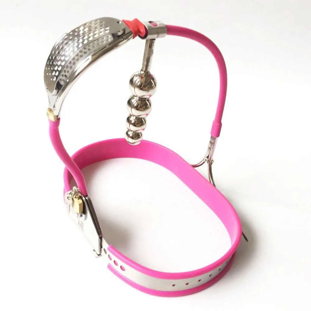 Новинка 2018 женский пояс верности Анальная пробка трусики из нержавеющей стали