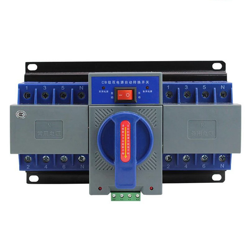 Двойной автоматический переключатель питания типа Micro break 4P 63a CB class ATS industrial 380