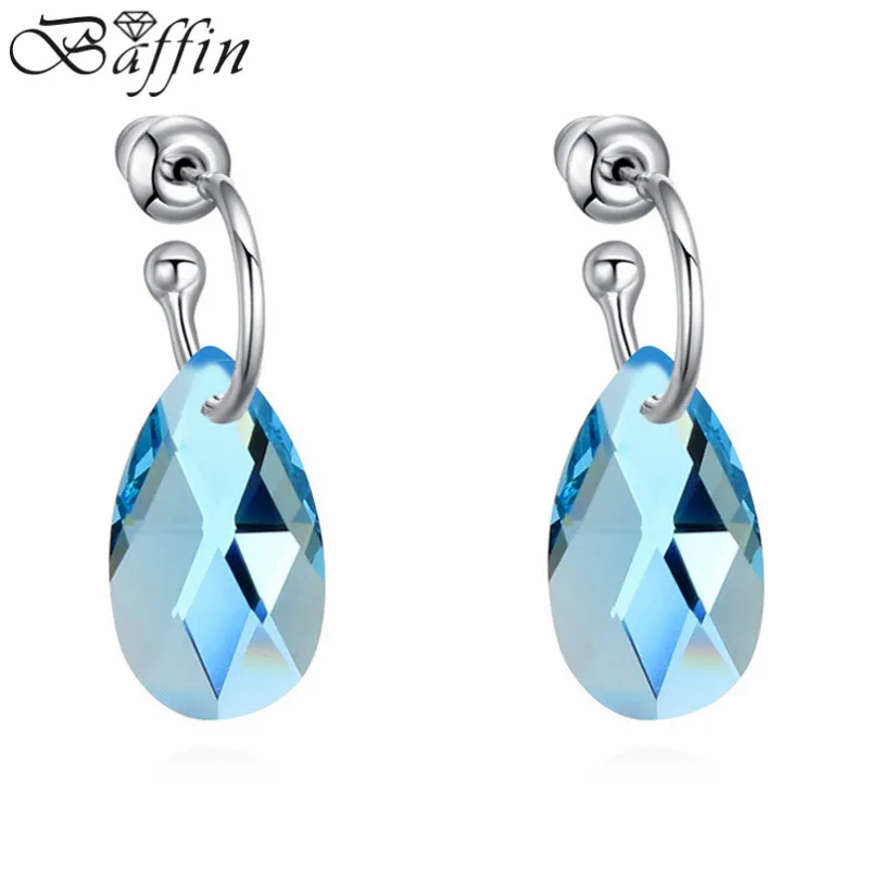 Женские серьги из 100% оригинальных кристаллов Swarovski модные ювелирные изделия