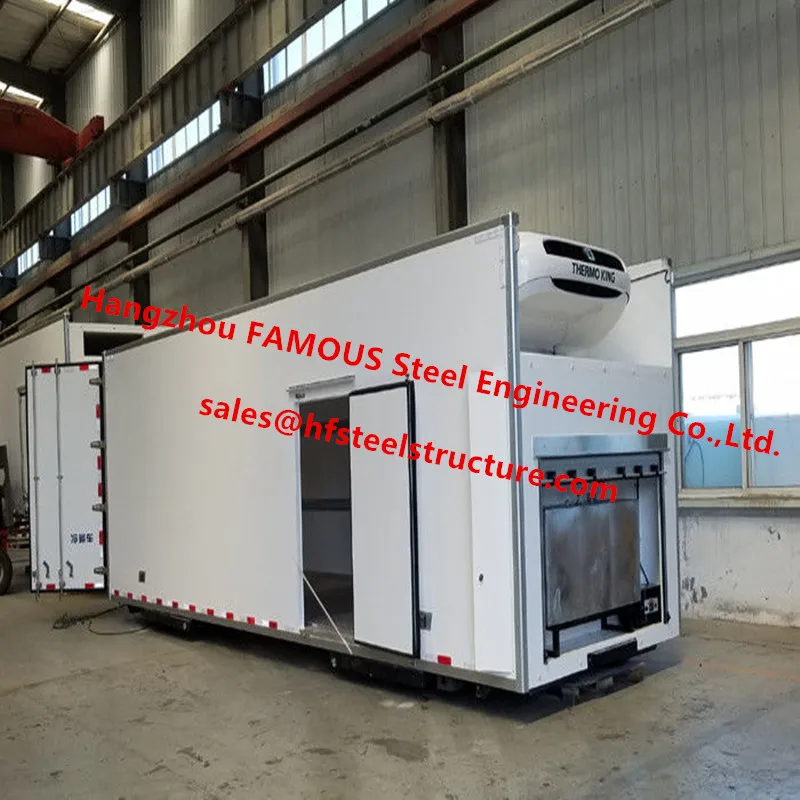 Movable Cold Storage Polyurethane Core Metal Panel Decoration Portable Chilled Container Application In Chain | Обустройство дома