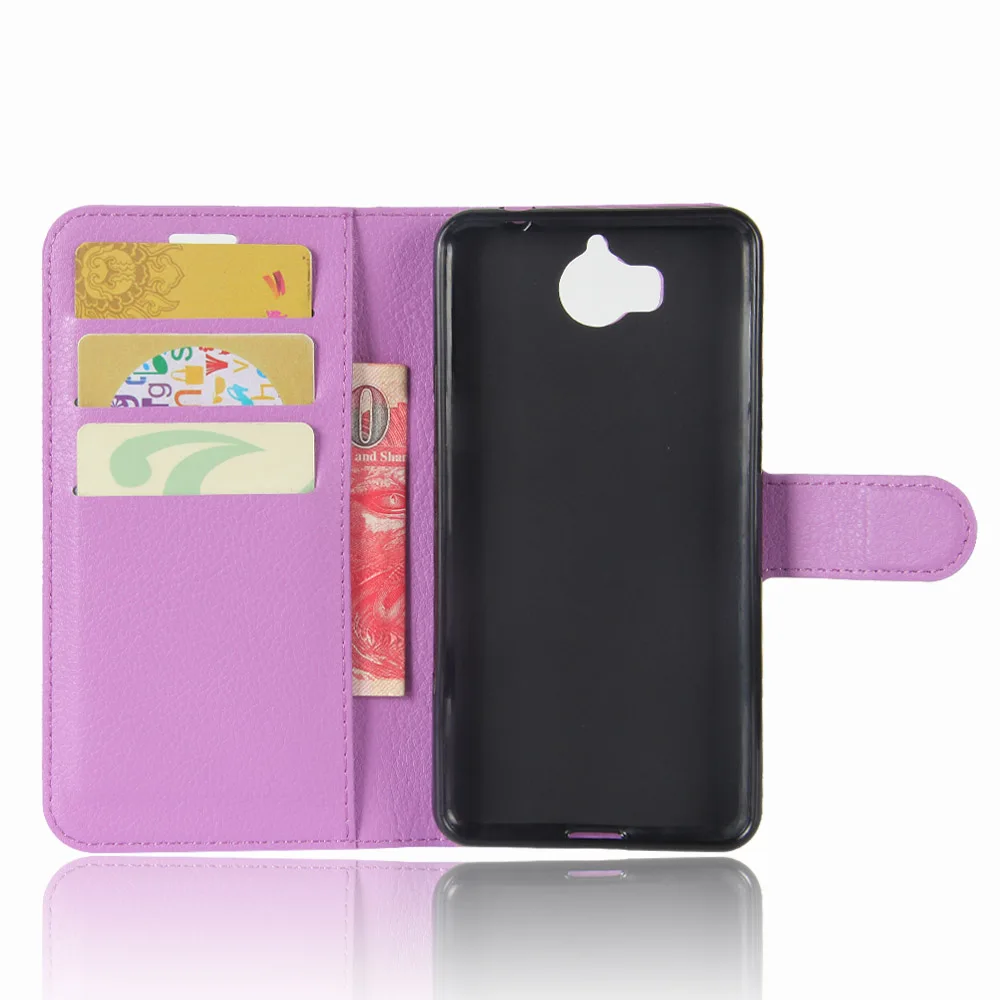 gligle Smart Leather Wallet Case for Huawei Y5 2017 Protective Cover Shell | Мобильные телефоны и аксессуары